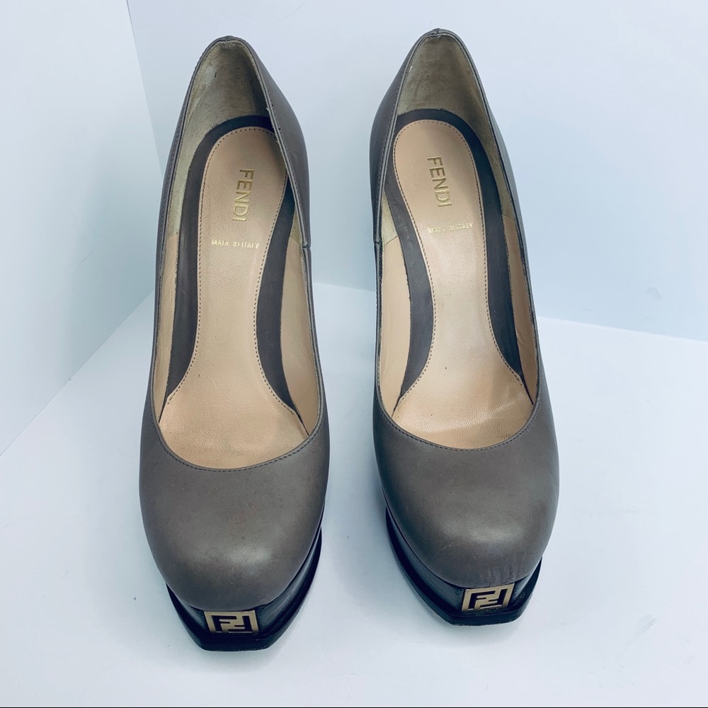 🇺🇸Sale🇺🇸Fendi Décolleté Nappa Pumps Taupe